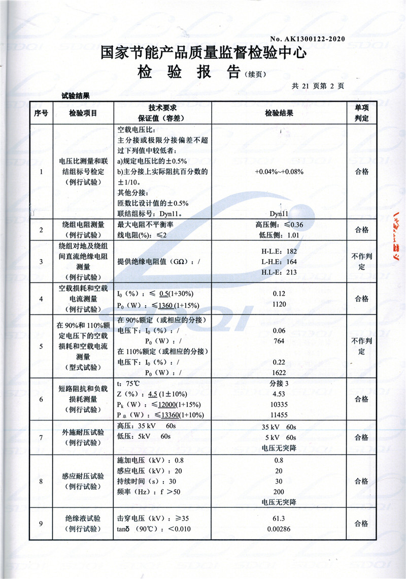 高低压试验报告-S11-1250隆化隆化隆化油浸式变压器-2.jpg